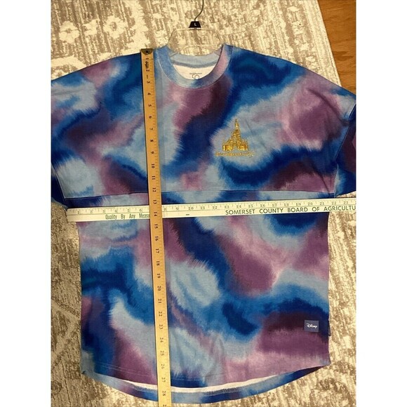 Walt Disney World Spirit Jersey Sweater Women Medium Tie Dye Mickey Mouse 50 Ann - Picture 11 of 15